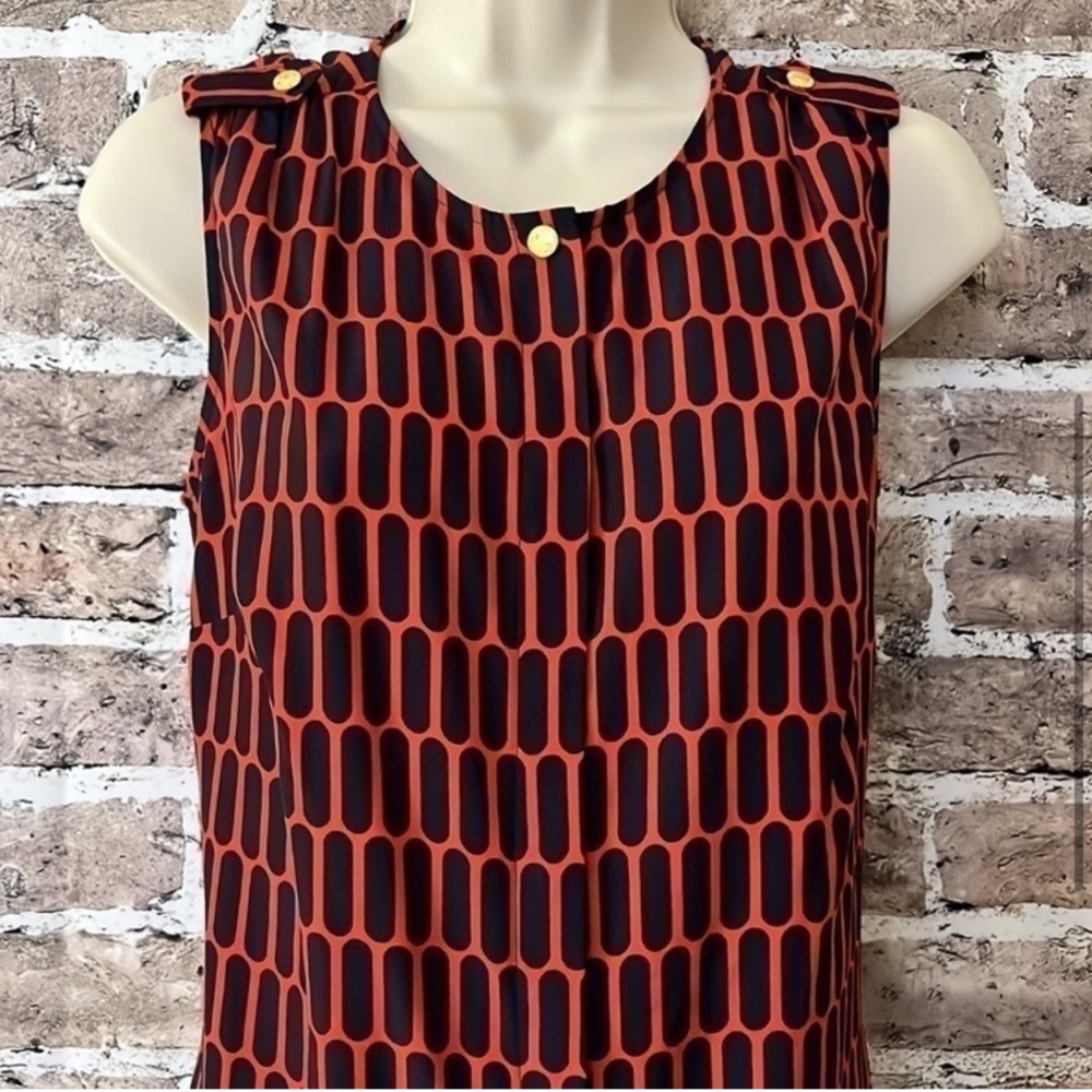 𝅺Michael Kors Classy Sleeveless Blouse Shirt